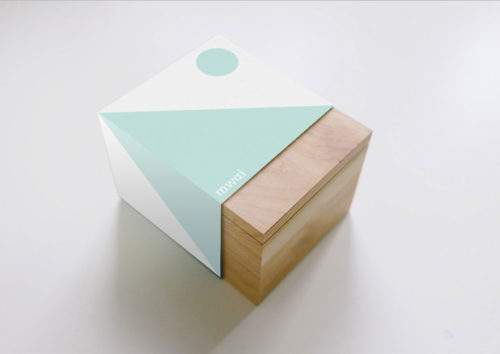 A wooden box with the MWAI branded packaging around it as a slip